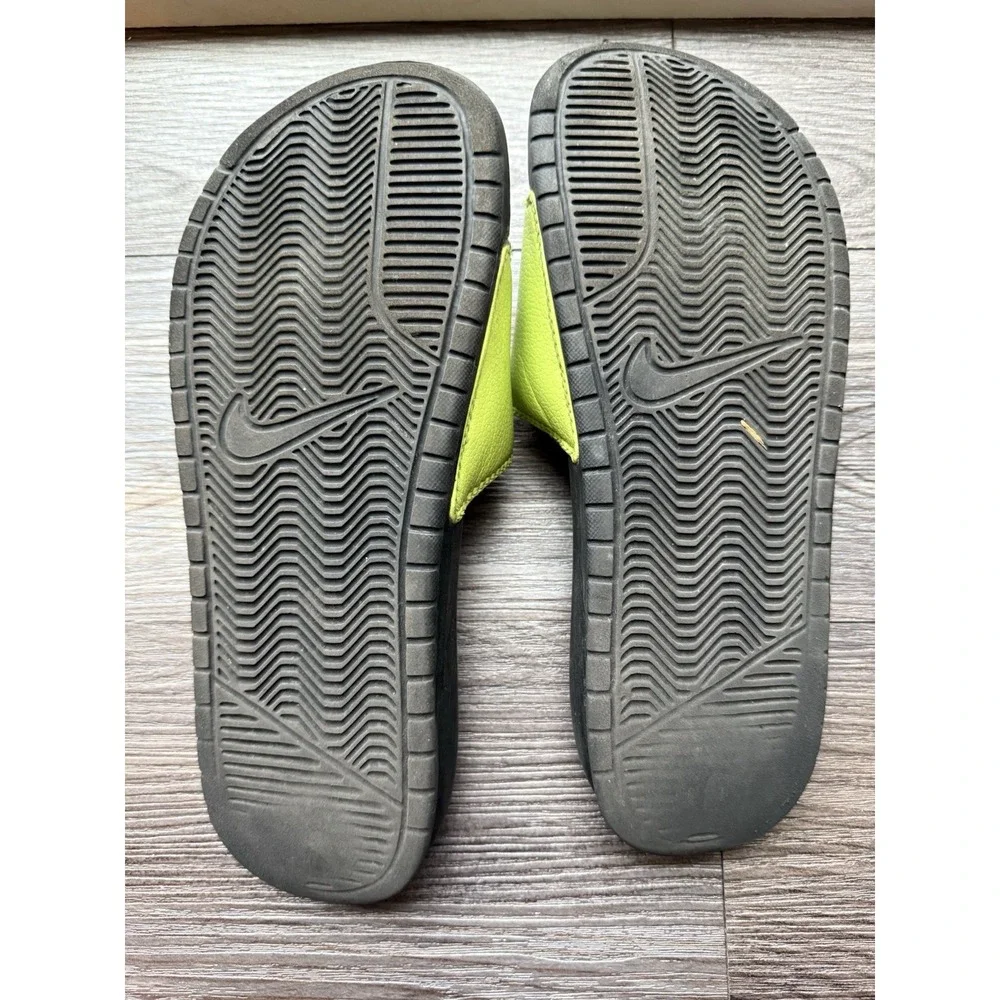 Nike Men's Sandals 343880-033 Pool Beach Black Grn Sz‎ 8